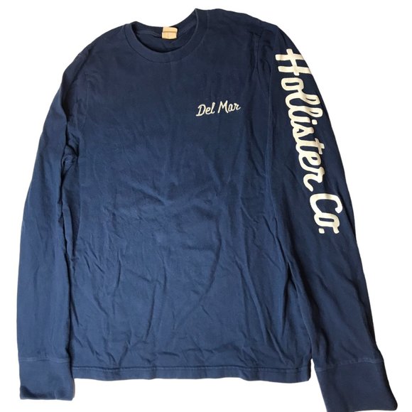 HOLLISTER CO Del Mar Pullover Long Sleeve. Dark Blue. Crewneck Size XL - Picture 2 of 8